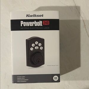 Kwikset Powerbolt 240 Keypad Electronic Lock - Black